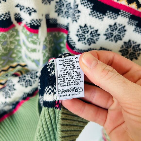 NWT Billionaire Boys Club Greetings Sweater Size Medium - Picture 4 of 8